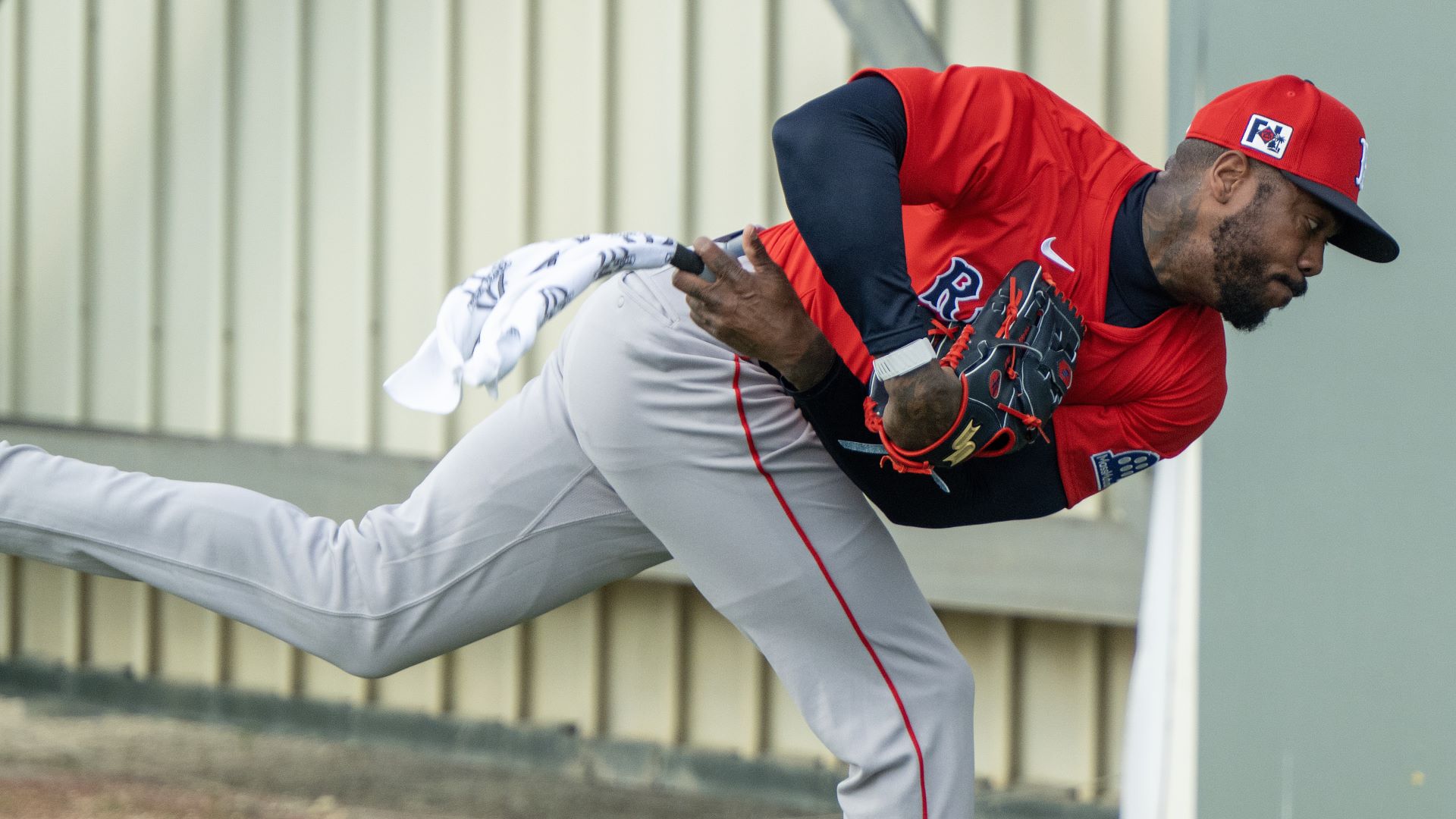 Boston Red Sox pitcher Aroldis Chapman