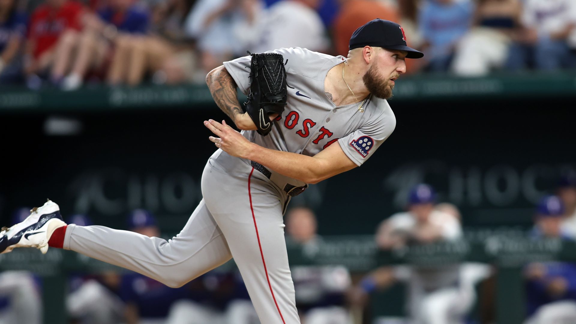 Boston Red Sox starting pitcher Garrett Crochet