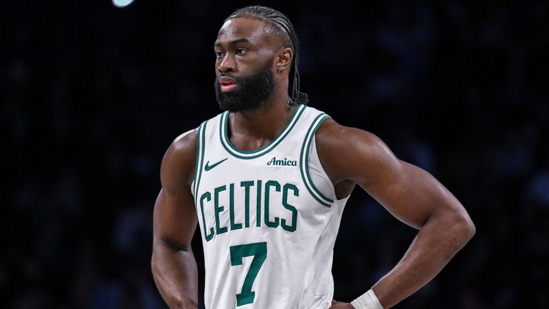 Boston Celtics forward Jaylen Brown