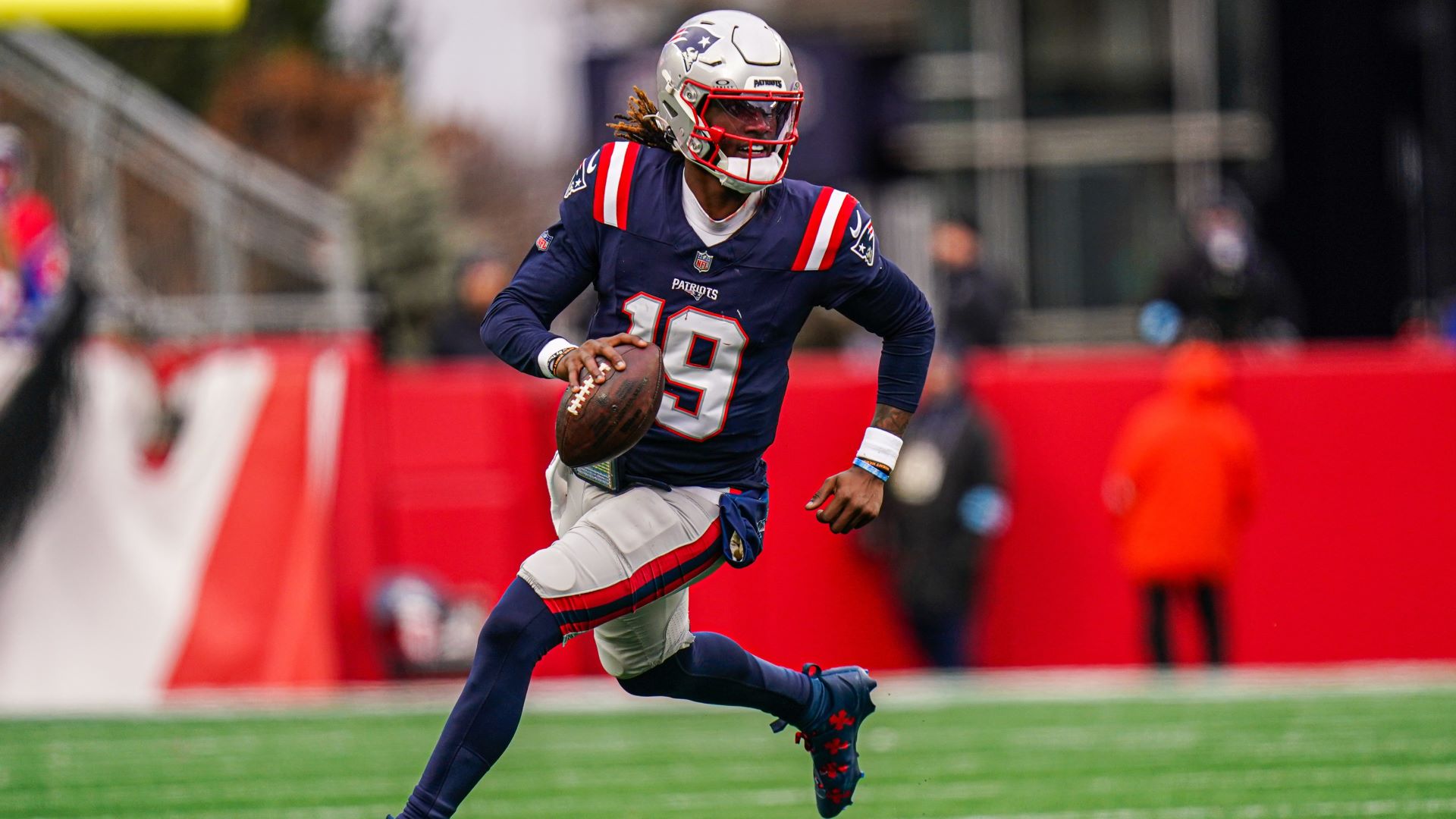 New England Patriots quarterback Joe Milton III