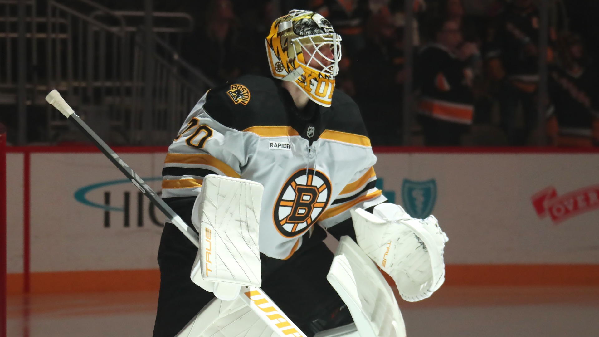 Boston Bruins goaltender Joonas Korpisalo