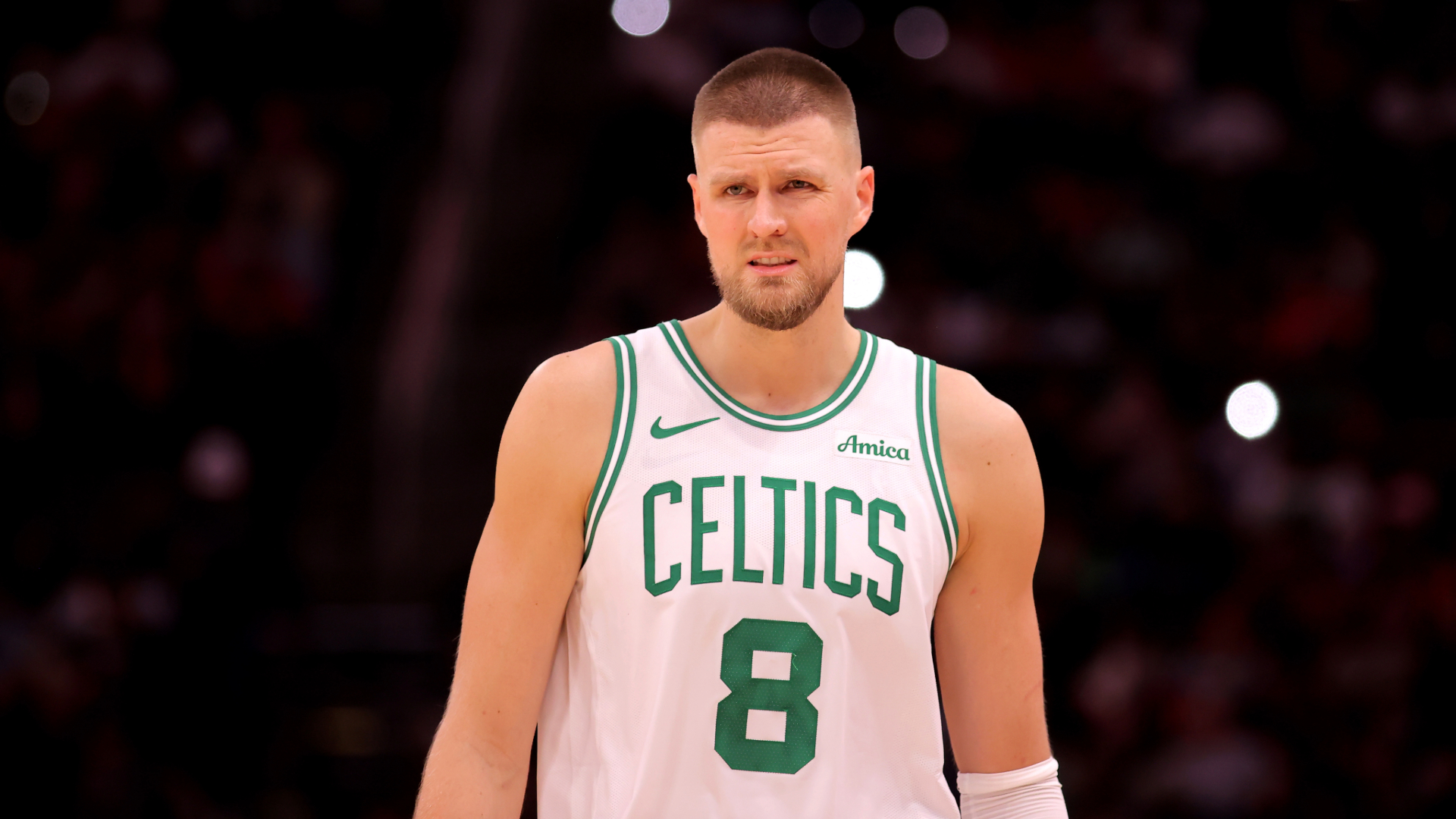 Boston Celtics center Kristaps Porzingis