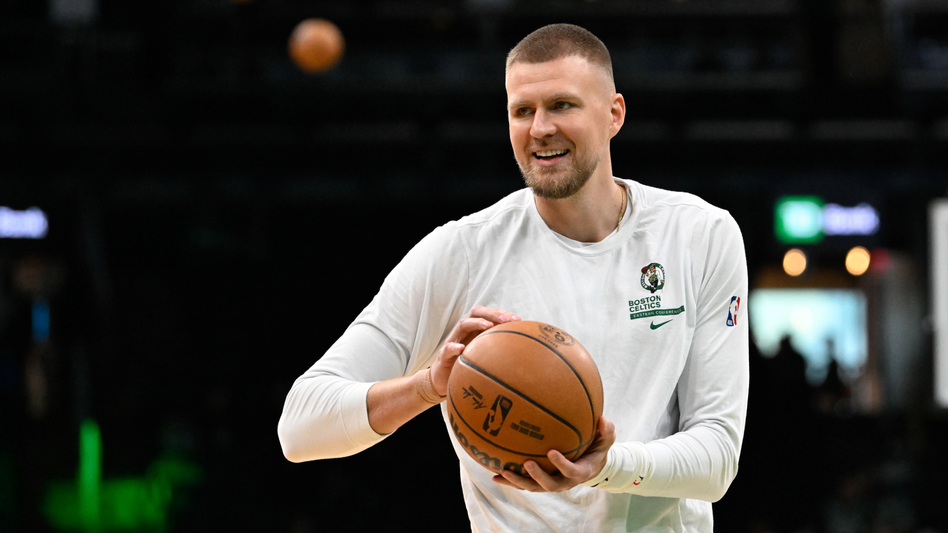 Boston Celtics center Kristaps Porzingis