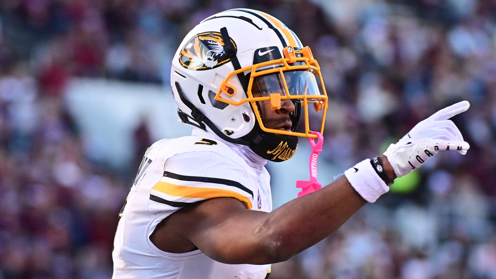 NFL draft wide receiver prospect Luther Burden III