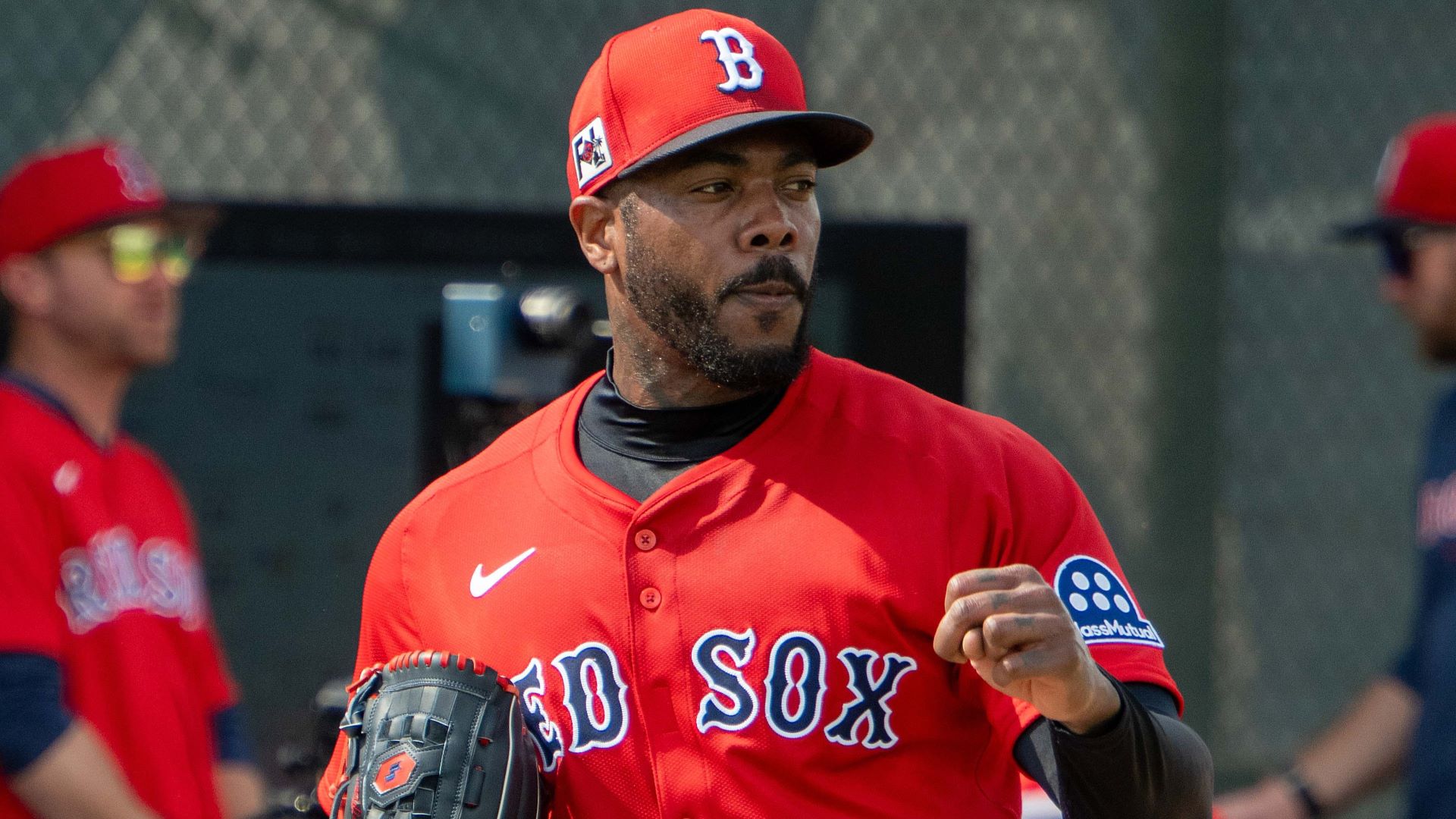 Boston Red Sox reliever Aroldis Chapman