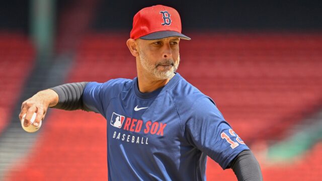 Boston Red Sox manager Alex Cora