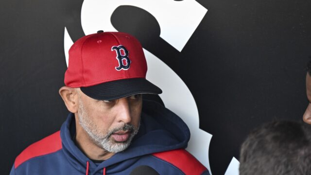Boston Red Sox manager Alex Cora