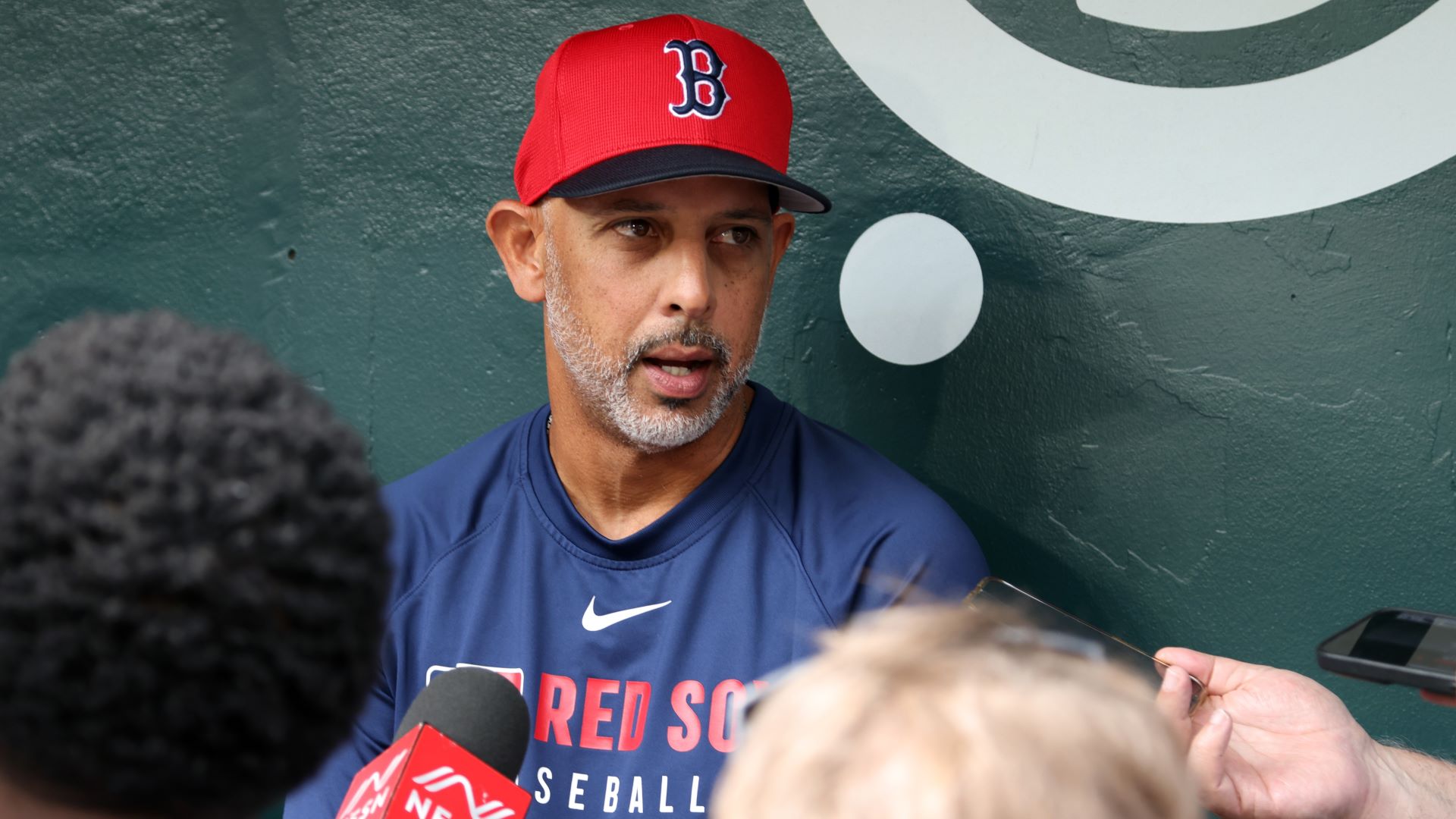 Boston Red Sox manager Alex Cora