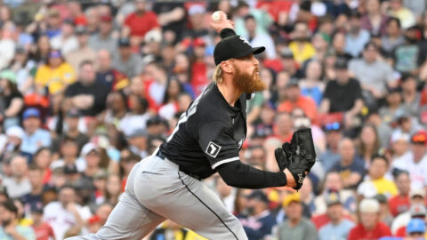 Chicago White Sox relief pitcher Cam Booser