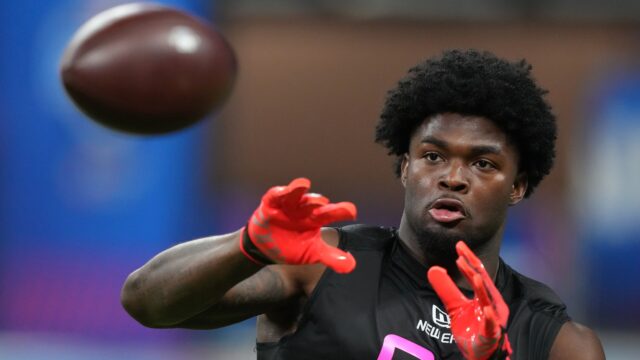 NFL tight end prospect Harold Fannin