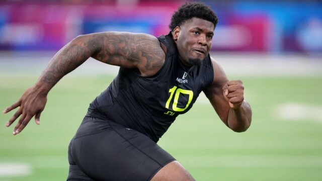 New England Patriots defensive tackle Joshua Farmer