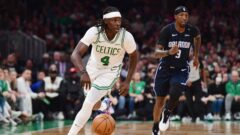 Boston Celtics guard Jrue Holiday