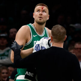 Boston Celtics center Kristaps Porzingis