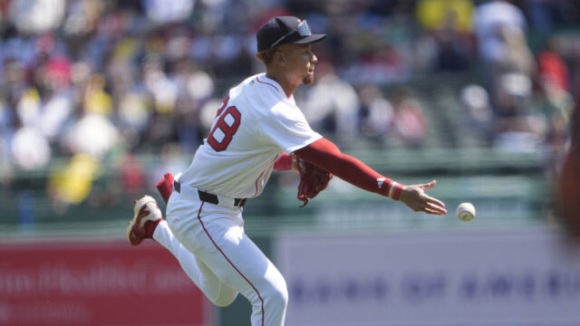 Boston Red Sox infielder Kristian Campbell