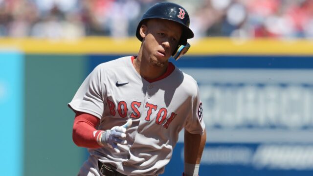 Boston Red Sox second baseman Kristian Campbell