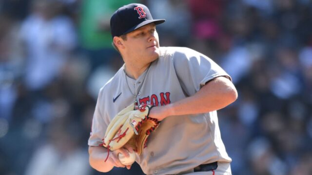 Boston Red Sox pitcher Richard Fitts