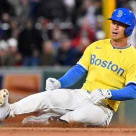 Boston Red Sox right fielder Rob Refsnyder