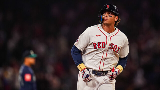Boston Red Sox infielder Triston Casas