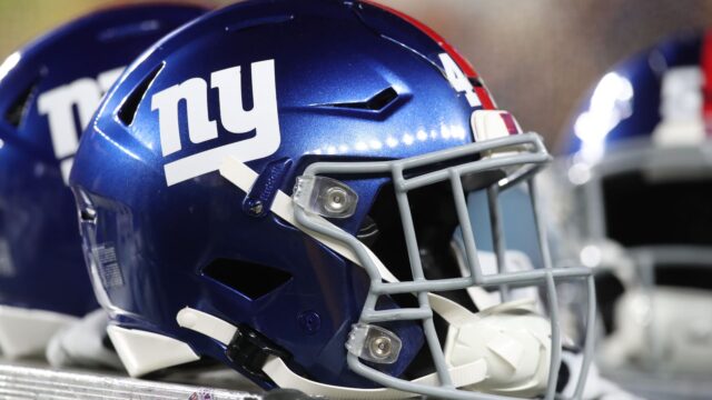 New York Giants helmet