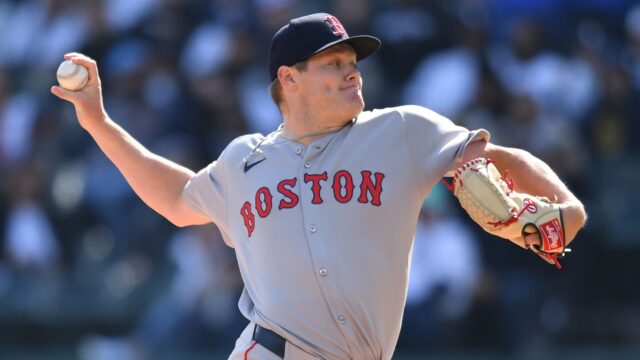 Boston Red Sox pitcher Richard Fitts