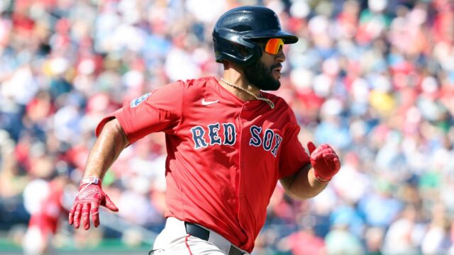 Boston Red Sox first baseman Abraham Toro