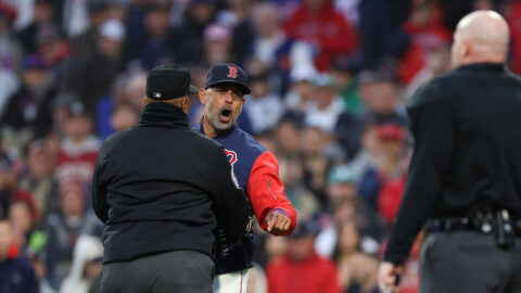 Boston Red Sox manager Alex Cora