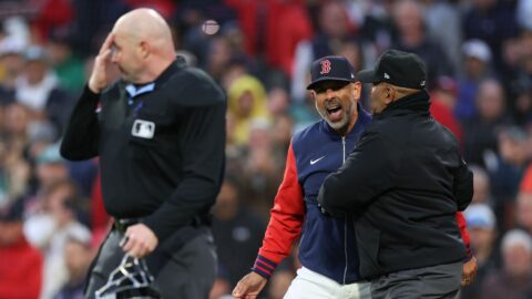 Boston Red Sox manager Alex Cora