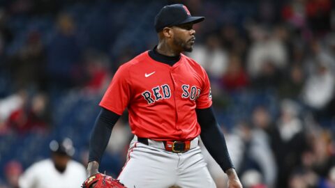 Boston Red Sox pitcher Aroldis Chapman
