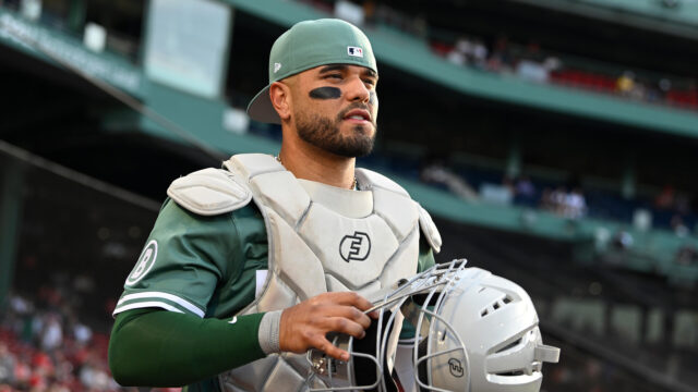 Boston Red Sox catcher Carlos Narváez