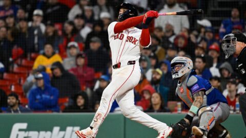 Boston Red Sox catcher Carlos Narvaez
