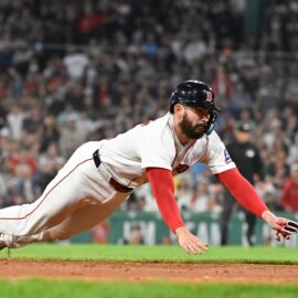 Boston Red Sox catcher Connor Wong