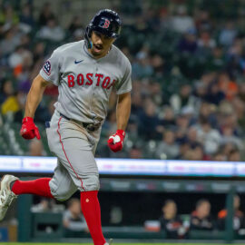 Boston Red Sox infielder David Hamilton