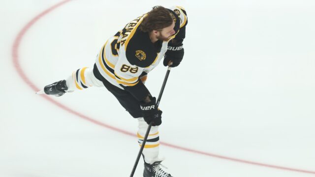 Boston Bruins forward David Pastrnak