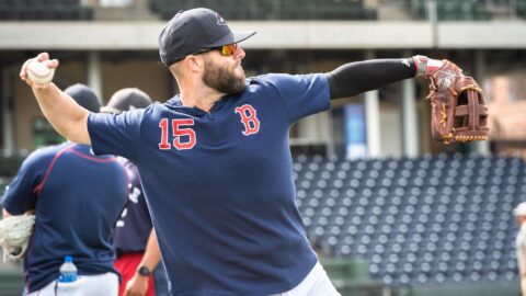 Former Boston Red Sox second baseman Dustin Pedroia