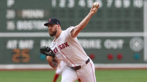 Boston Red Sox starting pitcher Garrett Crochet
