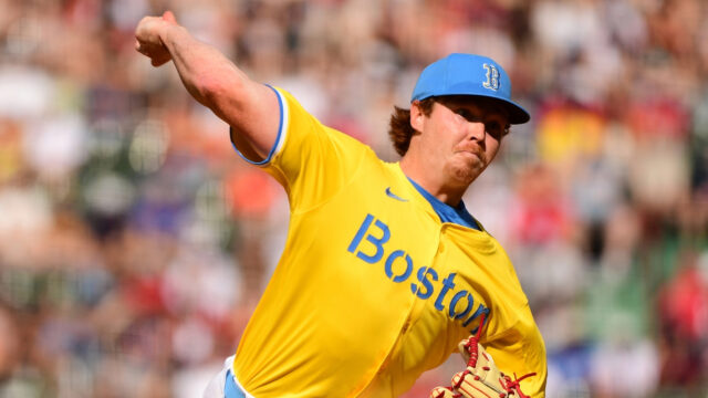 Boston Red Sox starting pitcher Hunter Dobbins