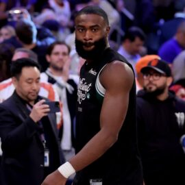 Boston Celtics forward Jaylen Brown