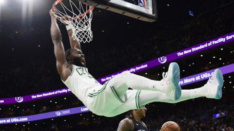 Boston Celtics guard Jaylen Brown