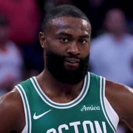 Boston Celtics forward Jaylen Brown