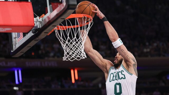 Boston Celtics forward Jayson Tatum