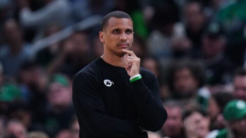 Boston Celtics head coach Joe Mazzulla