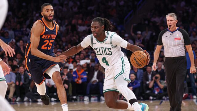 Boston Celtics guard Jrue Holiday