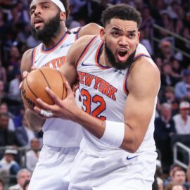 New York Knicks center Karl-Anthony Towns