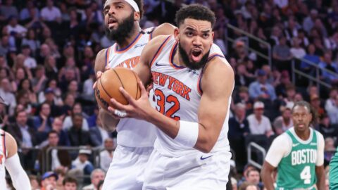 New York Knicks center Karl-Anthony Towns