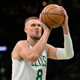 Boston Celtics center Kristaps Porzingis