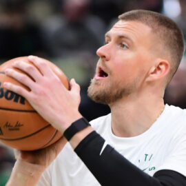 Boston Celtics center Kristaps Porzingis