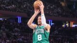Boston Celtics center Kristaps Porzingis