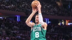 Boston Celtics center Kristaps Porzingis