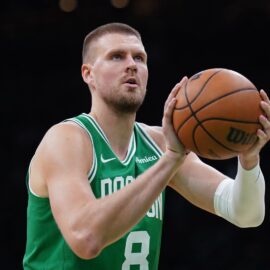 Boston Celtics center Kristaps Porzingis