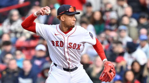Boston Red Sox second baseman Kristian Campbell